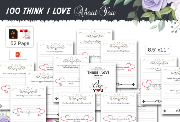 100 Things I Love About You KDP Journal: A Heartfelt Gift for Every Occasion