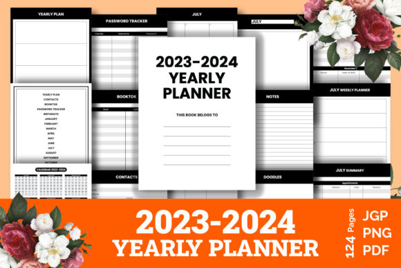 2023-2024 Yearly Planner Agenda KDP: A Comprehensive Guide for Organized Planning