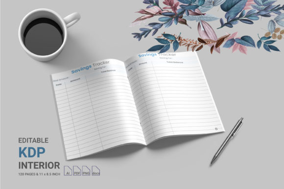 Editable Savings Tracker for KDP Sellers