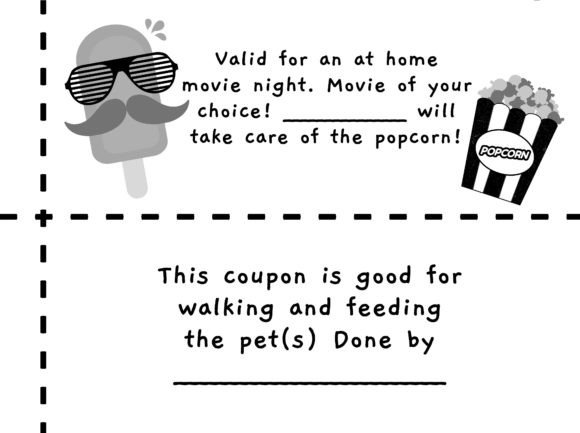 Father's Day Coupons 1: A Thoughtful and Creative Gift for Dads