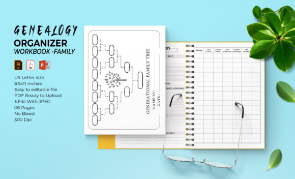 Genealogy Organizer Workbook: A Comprehensive Tool