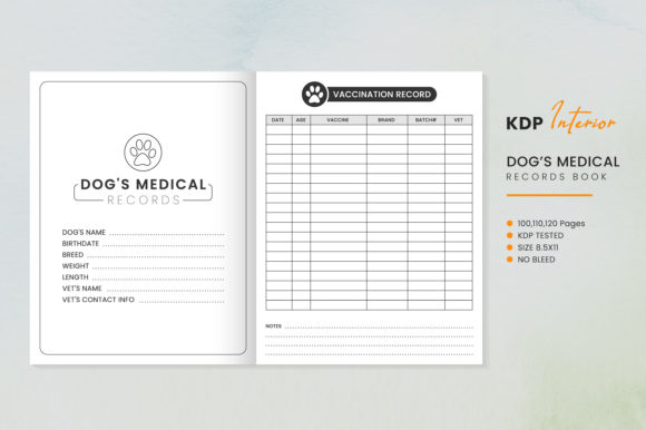 Optimizing Pet Care with Dog's Medical Records – KDP Interior