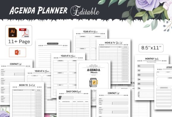 Planner Agenda - Editable: A Comprehensive Guide to Crafting Your Perfect Planner