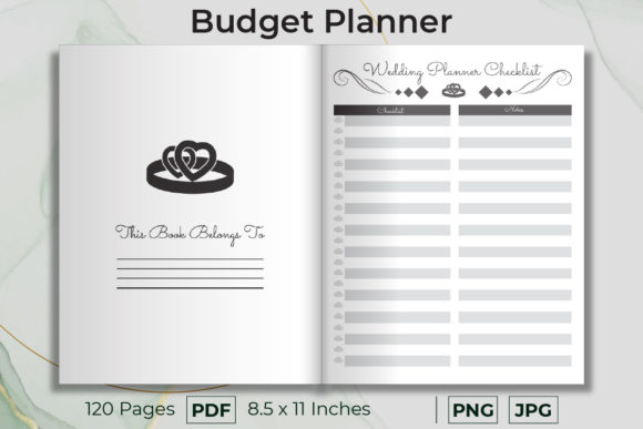 Wedding Checklist Tracker KDP Interior