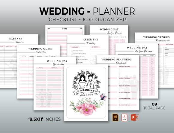 Wedding Planner Checklist – KDP Interior